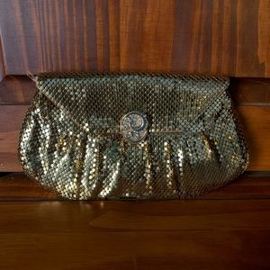 Vintage Whiting and Davis Co. Mesh Metal Clutch